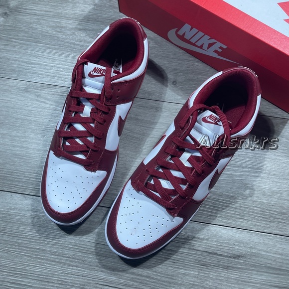 Nike Dunk Low Retro Men's 12.5 Team Red - Picture 5 of 11